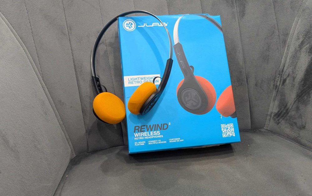 Бездротові накладні ретро навушники JLab Rewind 2 блютуз наушники
