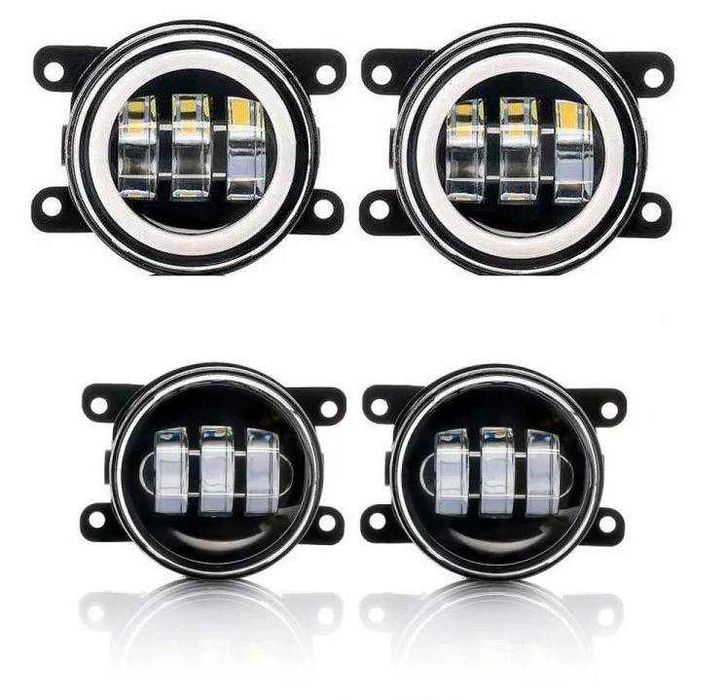 Противотуманные фары универсальные круглые 45w. Led противотуманки 3.5
