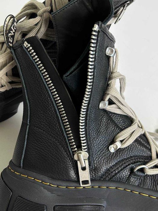Rick Owens Dr.Martens Mega Lace Boot черевики чорні 43 DRKSHDW ботинки