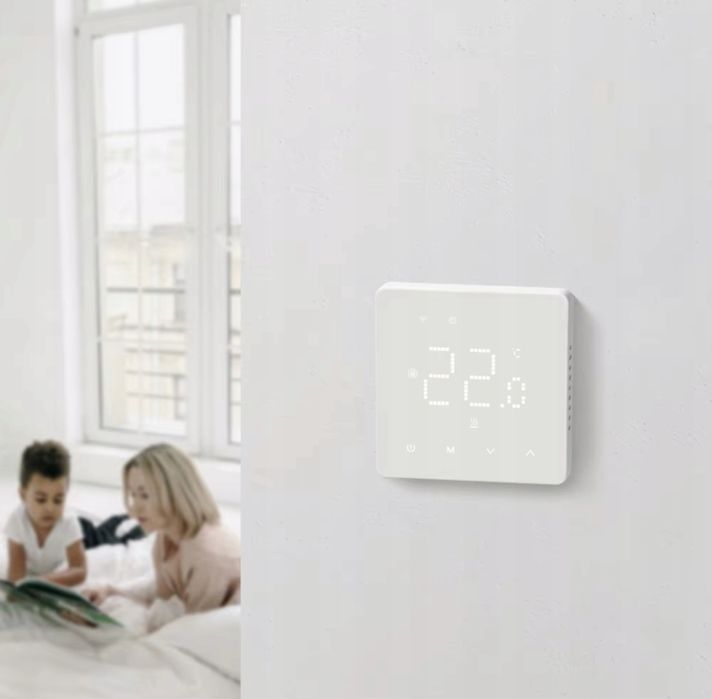 Termostat Beok TGM50-WIFI-WPB, sterowanie kotłem gazowym