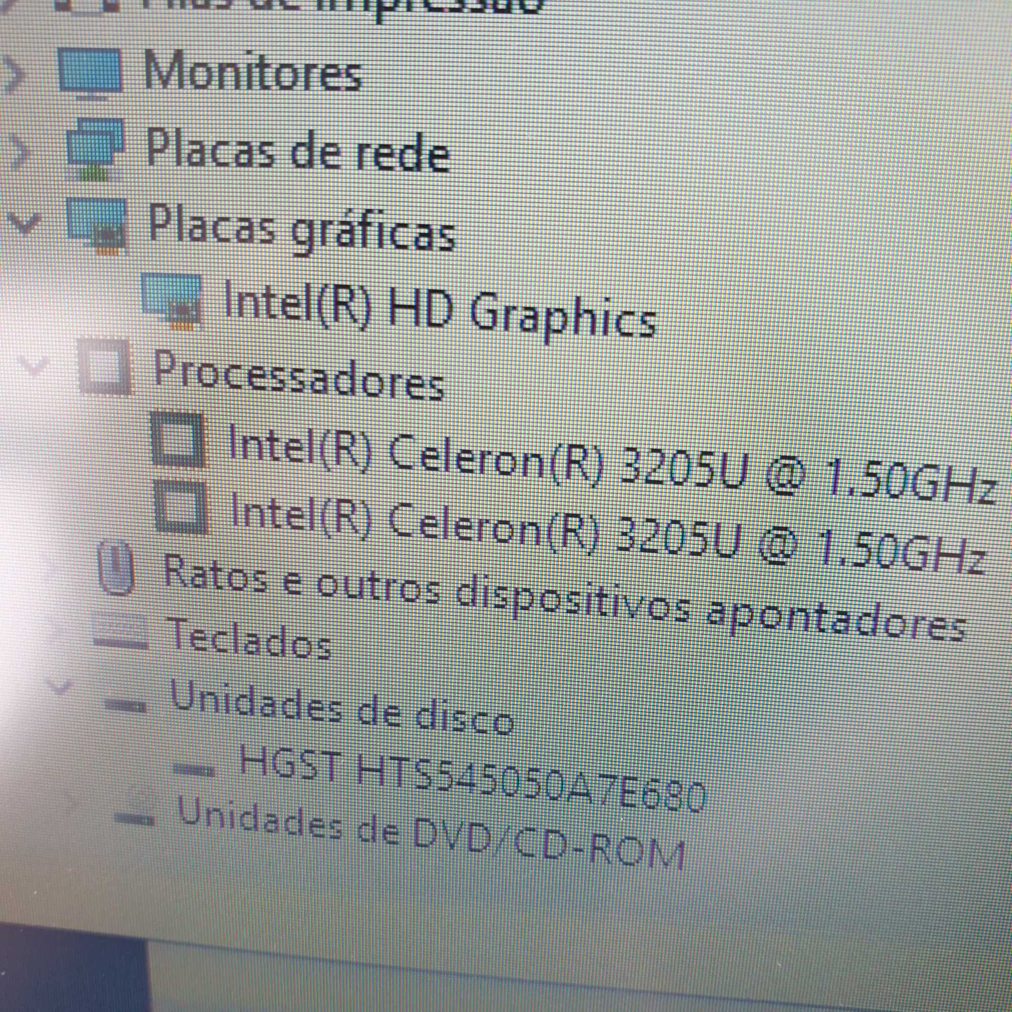 lenovo G50 80, processador 3205U, memória 8gb, disco 500gb sata