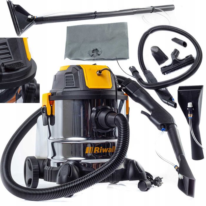 Odkurzacz piorący Riwall Hartmann | 1300W | Nowy | Na sucho\mokro