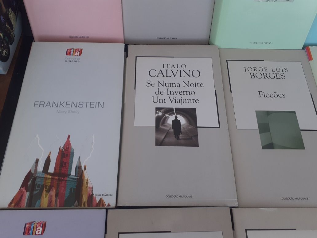 Camus, Joyce, Saramago, Calvino, Beauvoir, Borges, Llosa, Kafka, livro