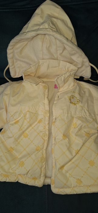 Komplet kurtka plus ogrodniczki dla dziewczynki