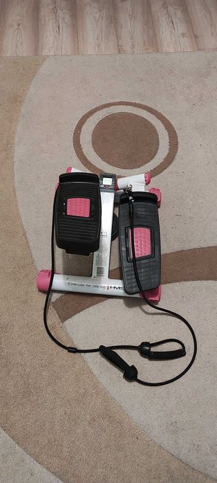 Stepper skośny z linkami S3033 - różowy