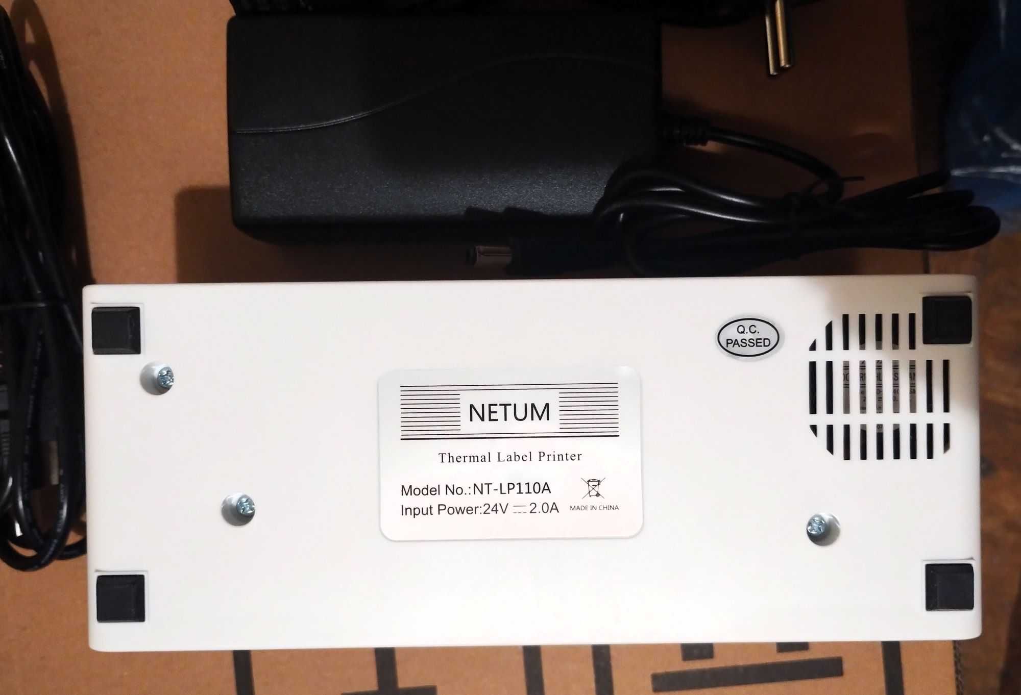 Biurkowa drukarka termiczna do etykiet NETUM NT-LP110A