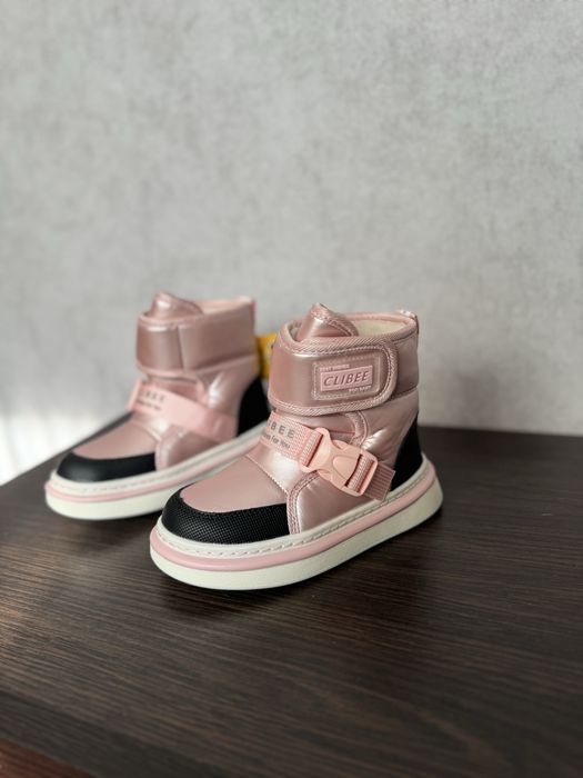 Дутики , Clibee , 27-32 розміри , зимові черевики , для девочек , зима