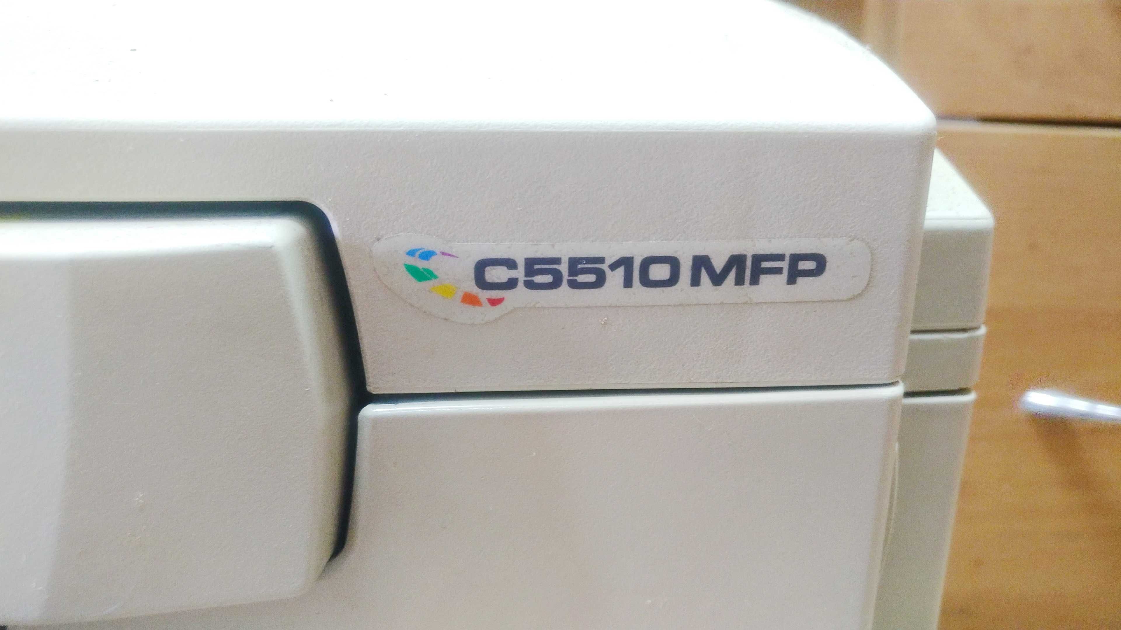 Цветное лазерное МФУ OKI C5510 MFP с картриджами, не рабочее