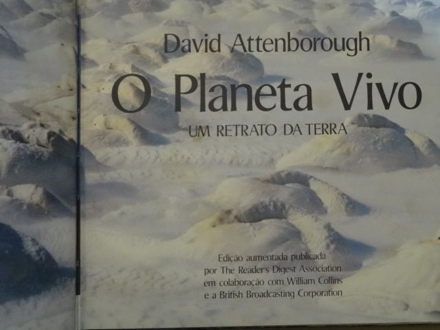 O Planeta Vivo de David Attenborough - Vários Livros