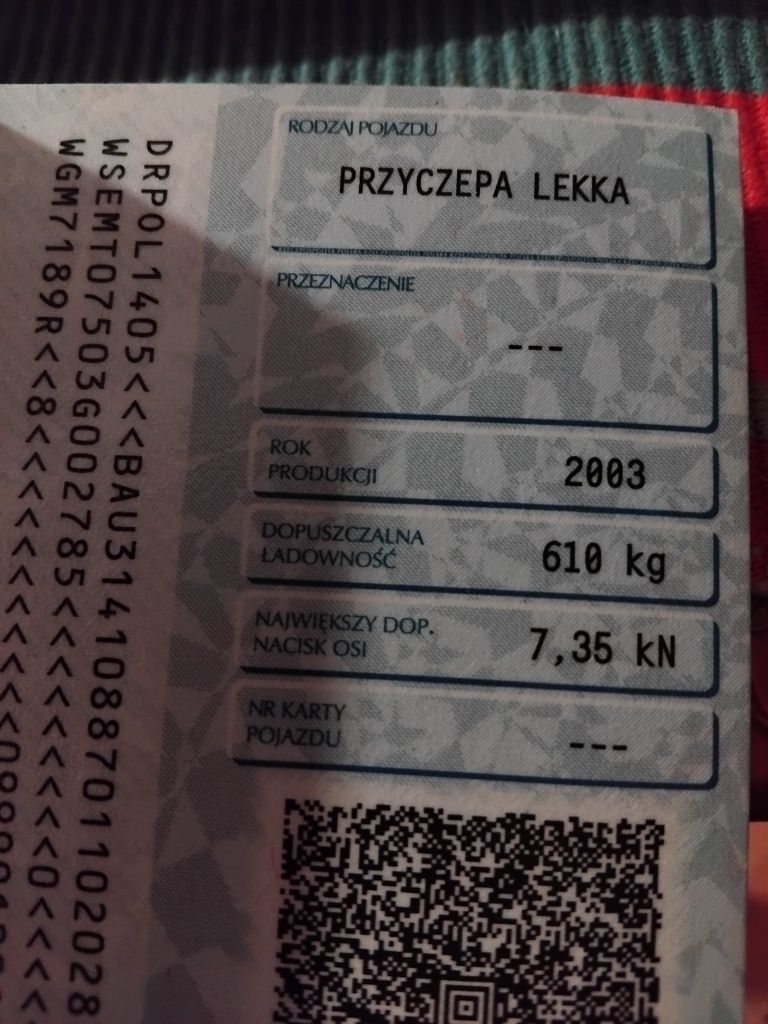 Przyczepa niemiecka MT do przewozu motocykli