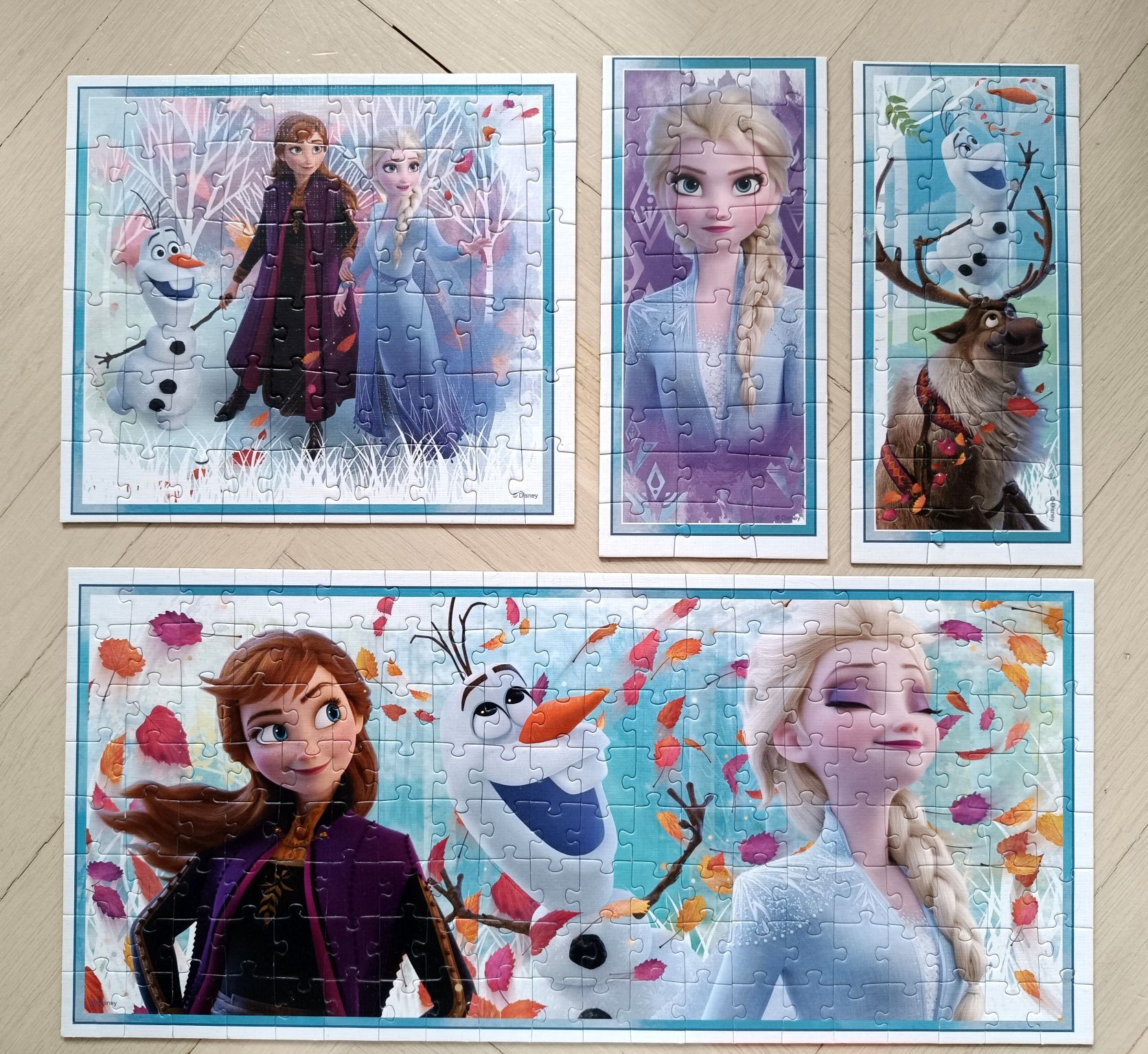 Puzzle Trefl Frozen 2, 4 układanki 5+