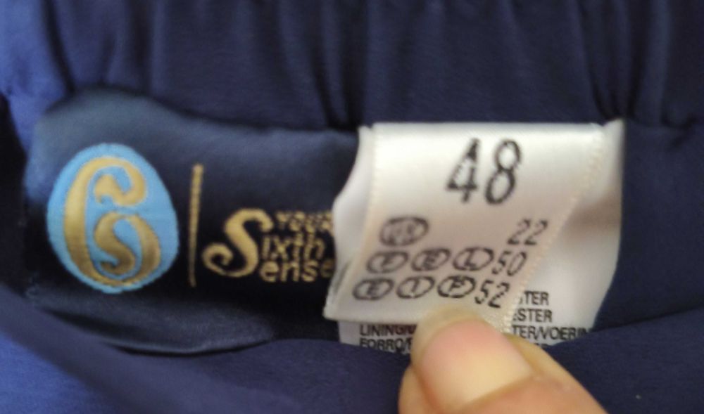 Calças largas, Sixth Sense, tamanho 48