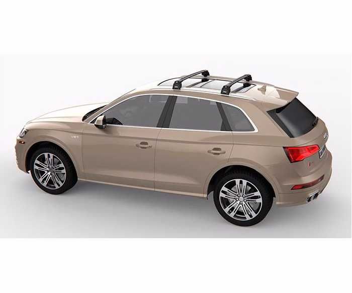Багажник Turtle Air2 інтегровані рейлінги на дах авто невиступаючі