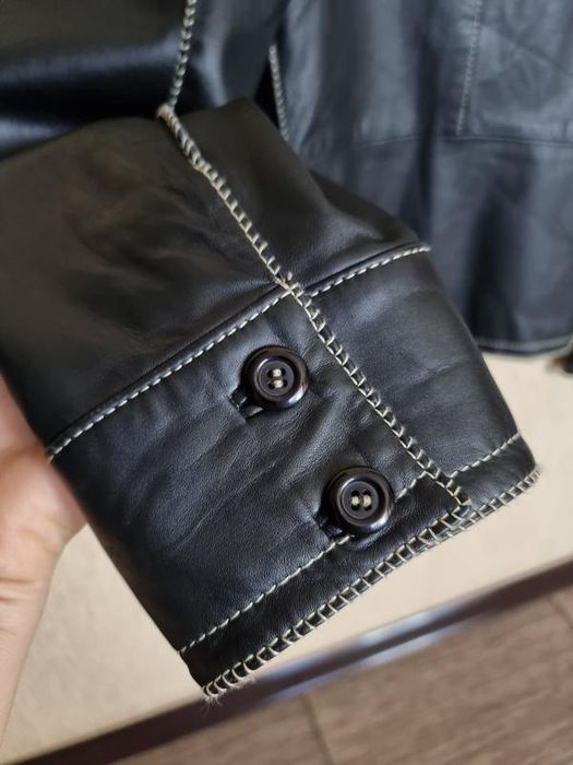 Шикарний жакет, піджак від frank walder з натуральної шкіри