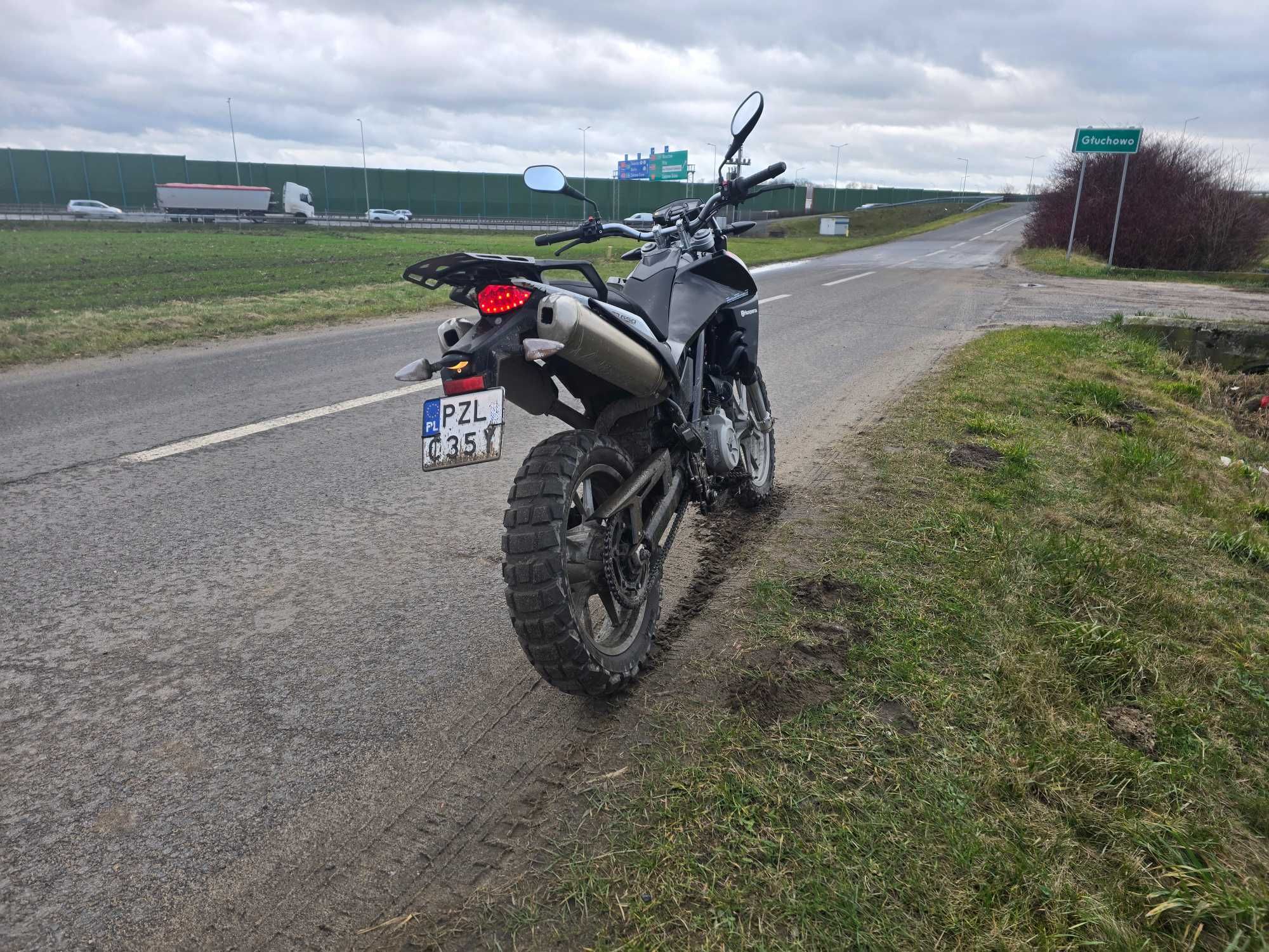 Husqvarna 650, 2013r. stan bdb na kat. A2
