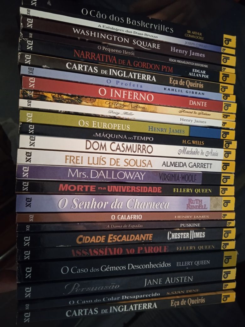 Coleção de 20 livros de bolso da Europa-América