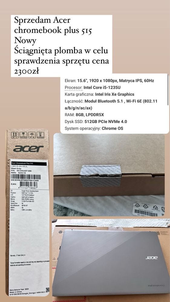 Acer chromebook 515 plus