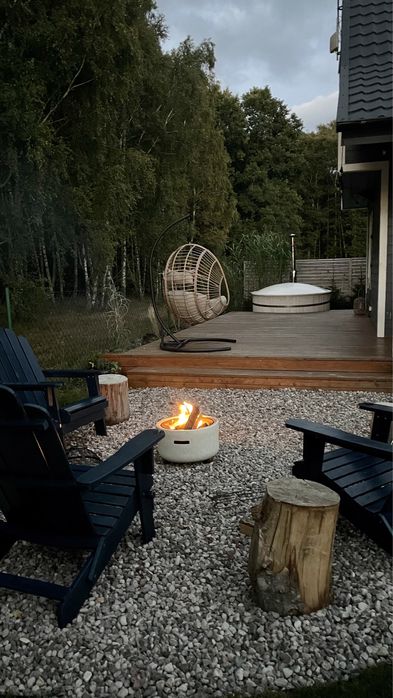 Domek nad morzem Sasino z balią kominkiem jacuzzi kaszuby