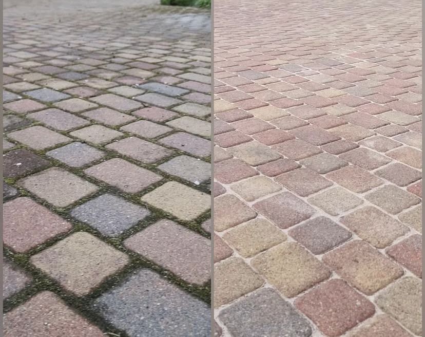 Mycie,czyszczenie kostki,elewacji,dachów,ogrodzeń