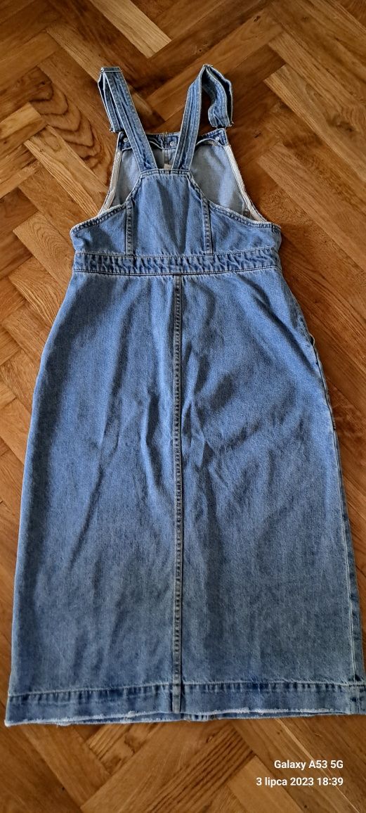 Sukienka midi jeansowa H&M rozmiar 38