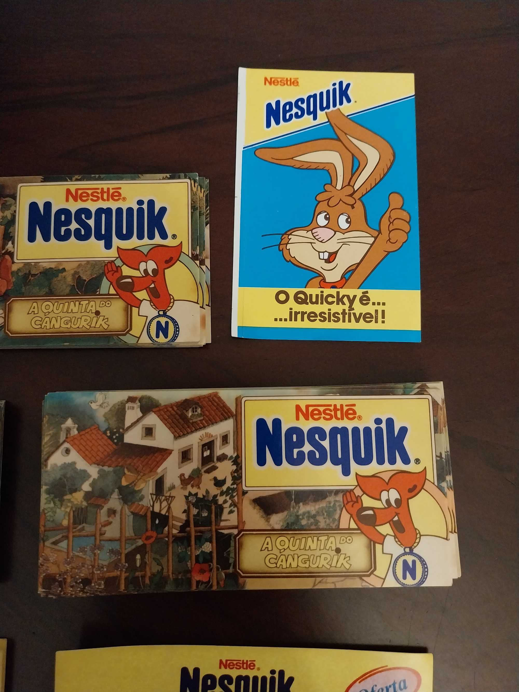 Conjunto de autocolantes Nestlé - Nesquick, vintage, edição limitada