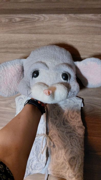 Ексклюзив, костюм миші в одному пимірнику на 2-3 роки з натур. вовни