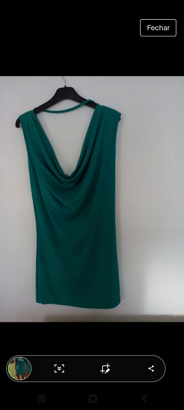 Vestido verde da w52