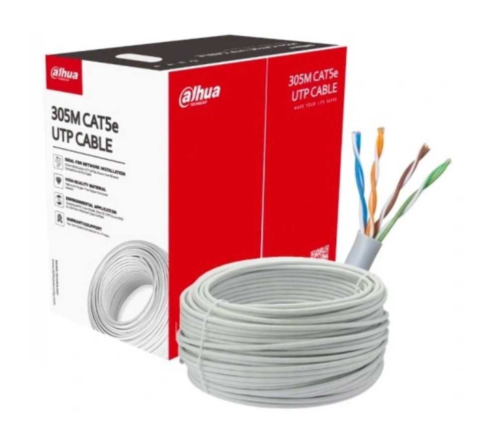 Kabel teleinformatyczny DAHUA skrętka Cat5e UTP 305m biały