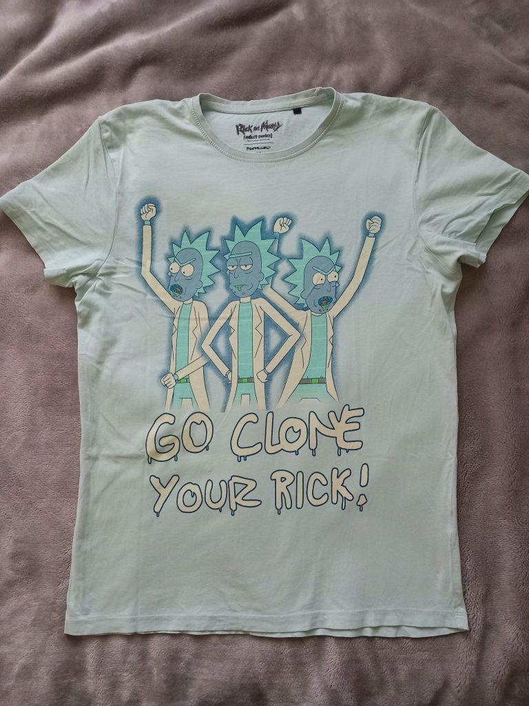 Dwa bawełniane T-shirty Rick and Morty, House M
