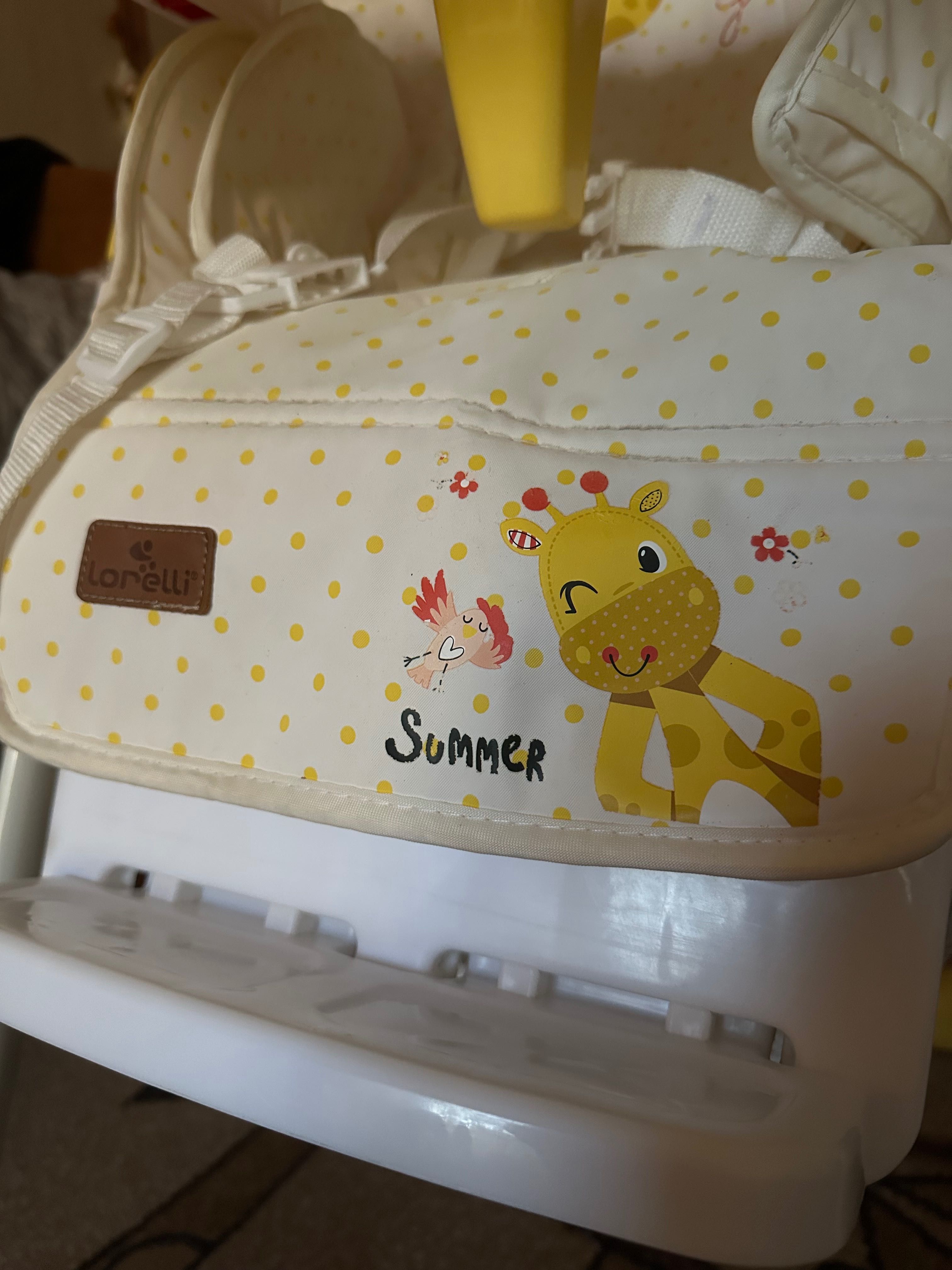 Стільчик для годування Lorelli Cryspi Yellow Giraffe