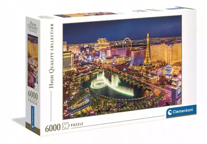 Puzzle 6000 elementów. High Quality Collection. Las Vegas. Clementoni