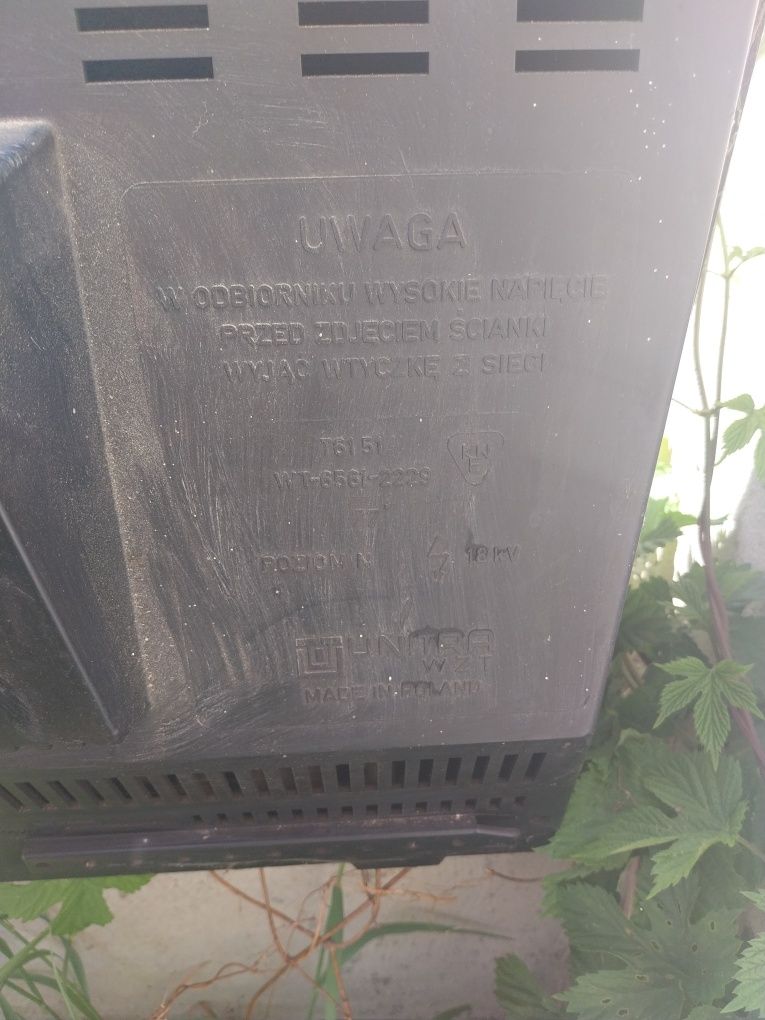 Telewizor  z czasów PRL Unitra