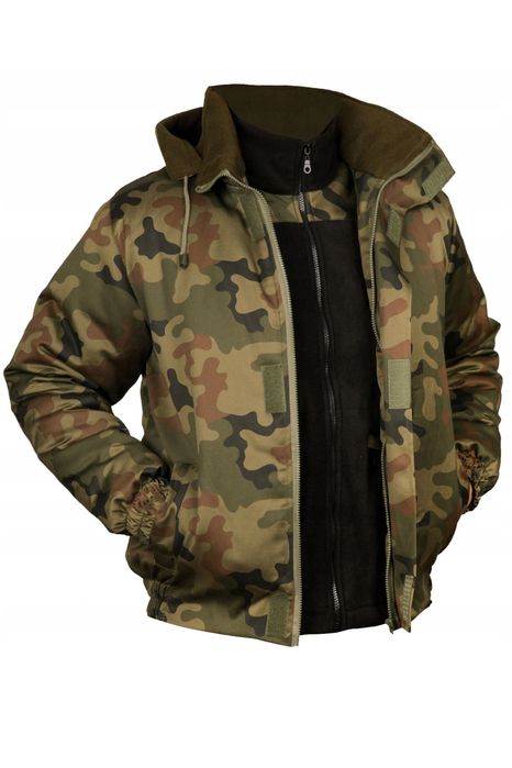 Kurtka Moro Wojskowa z kapturem 2XL