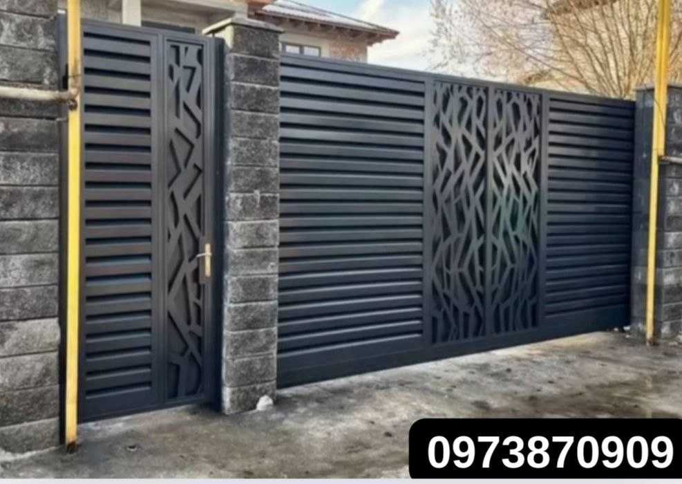 Ворота розпашні під ключ/Распашные ворота/Раздвижные/Калитки/Монтаж