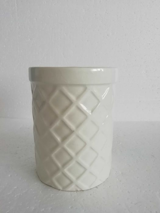 Vaso/Pote Padrão Floral