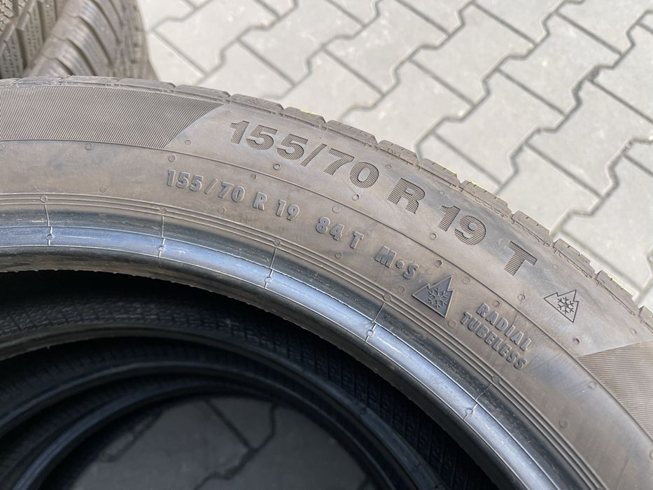 Шини зима 155/70R19 Continental TS850P 4шт супер стан
