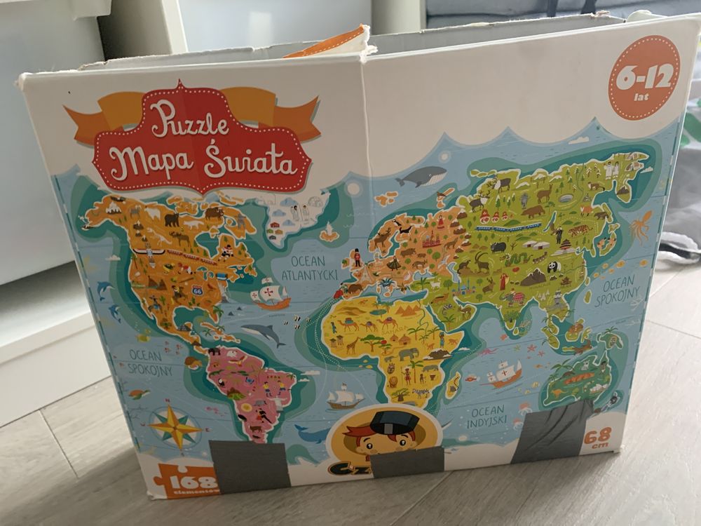 Puzzle CzuCzu Mapa Świata