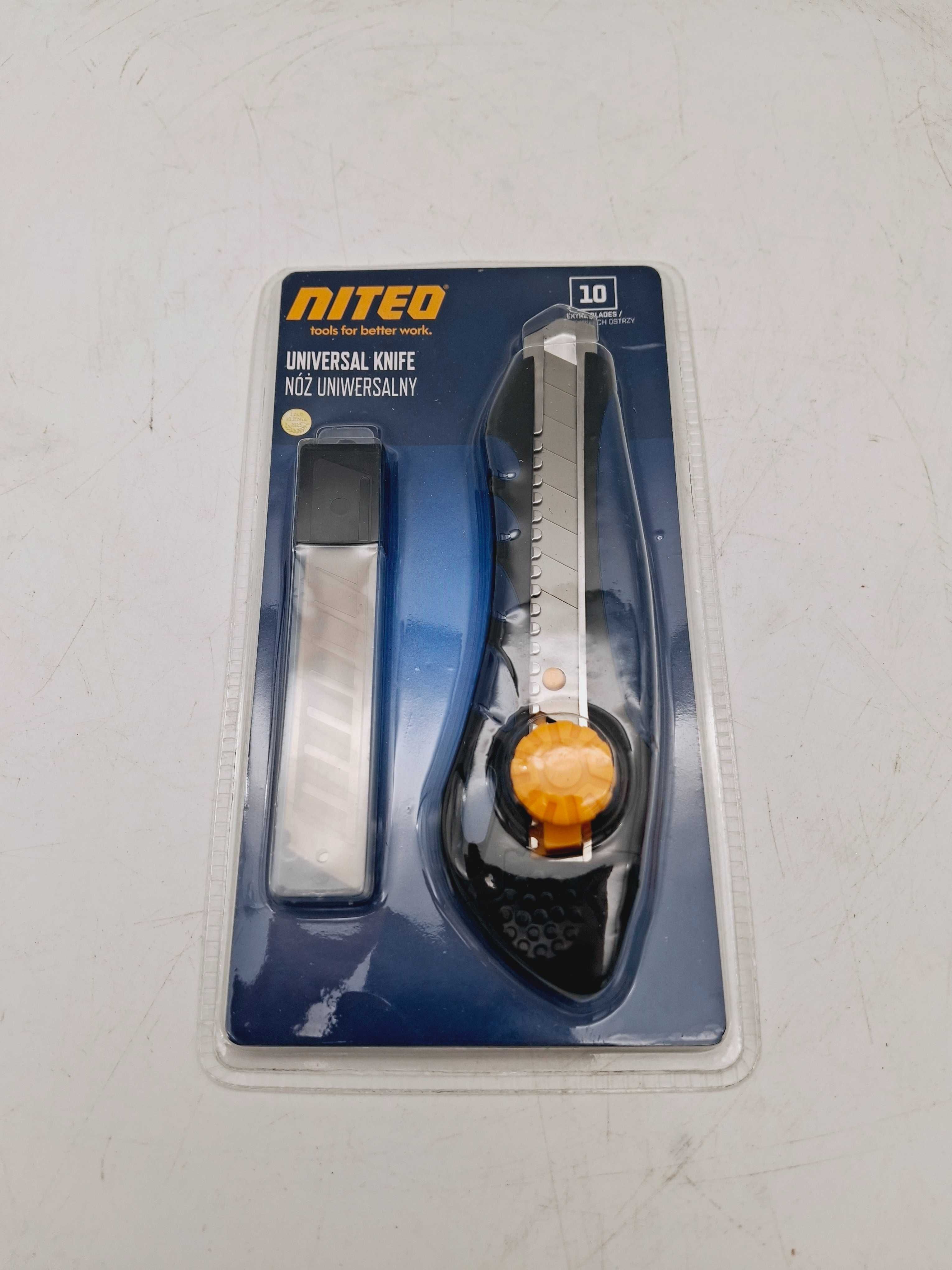 Nóż uniwersalny NITEO TOOLS  +10 ostrzy JAK NOWY!