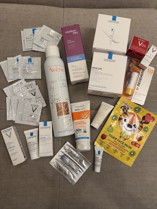 Zestaw kosmetyków – nowe i używane, l do twarzy i ciała