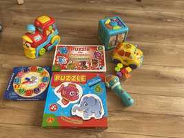 Zabawki interaktywne puzzle dla maluchów