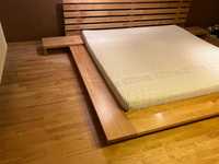 Łóżko drewniane jesion firmy MANUFAKTURA DREWNA