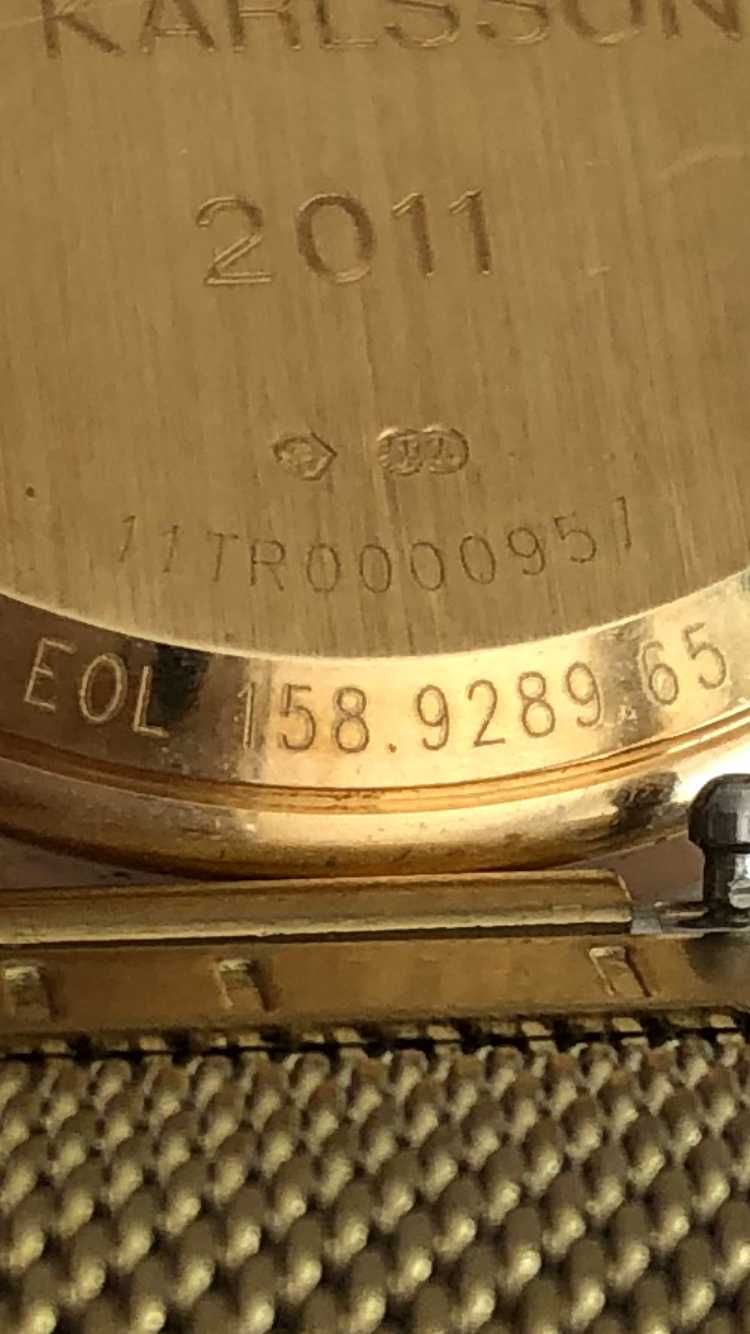 Certina, złoto 14K, model EOL 158.9289.65, piękna bransoleta