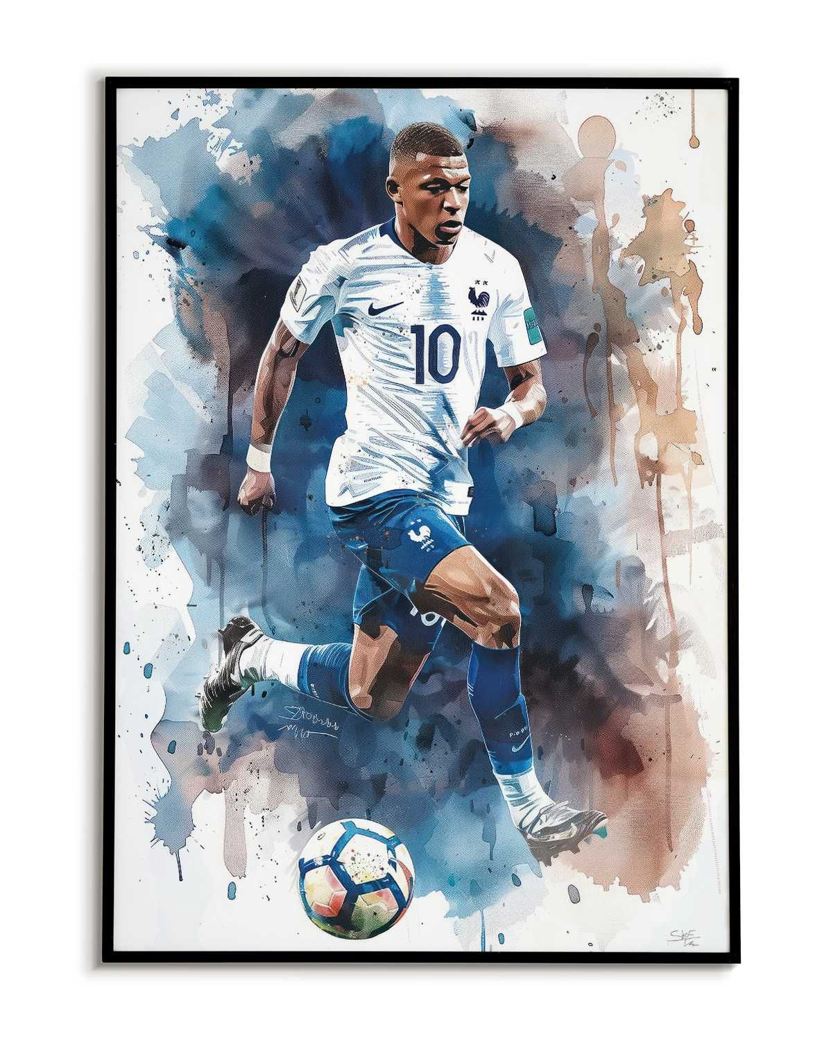 Kylian Mbappé Plakat A3 Real Madryt