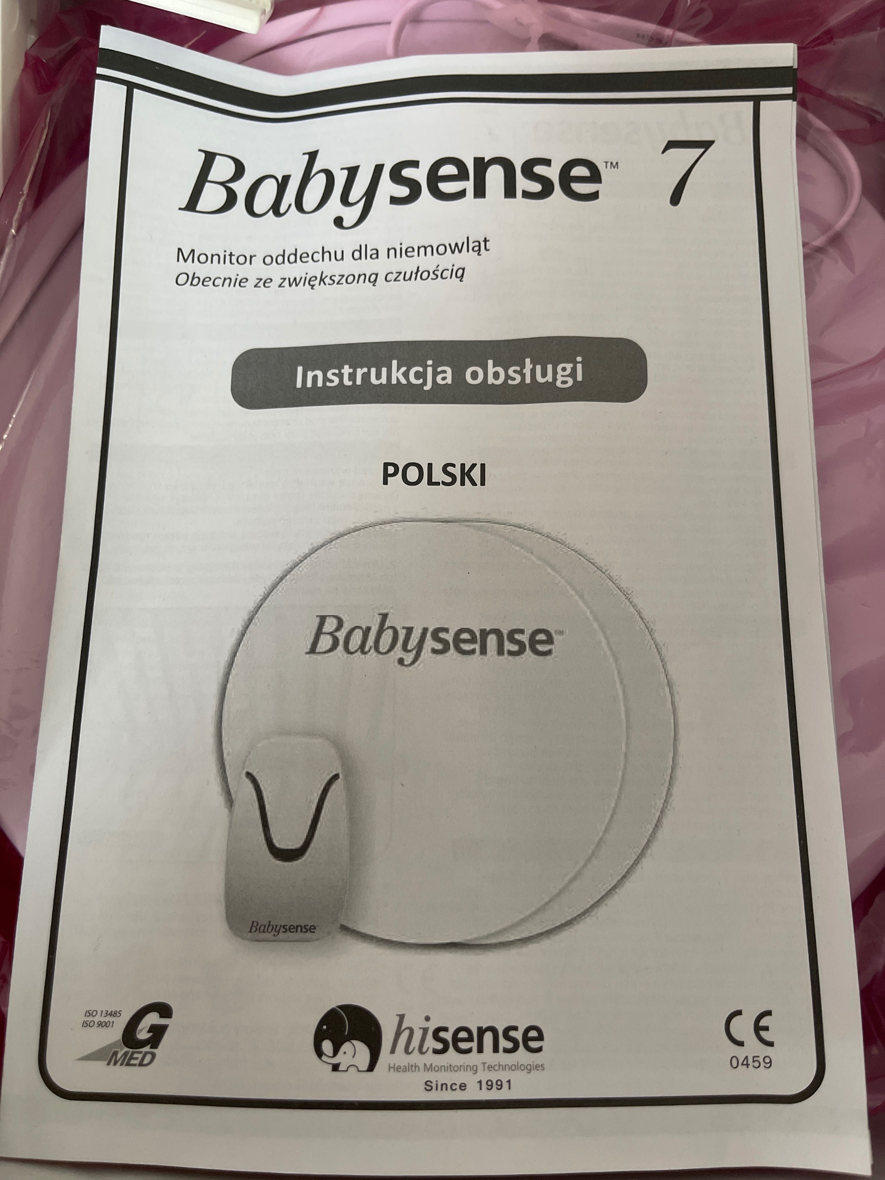 Monitor oddechu niemowląt Babysense7
