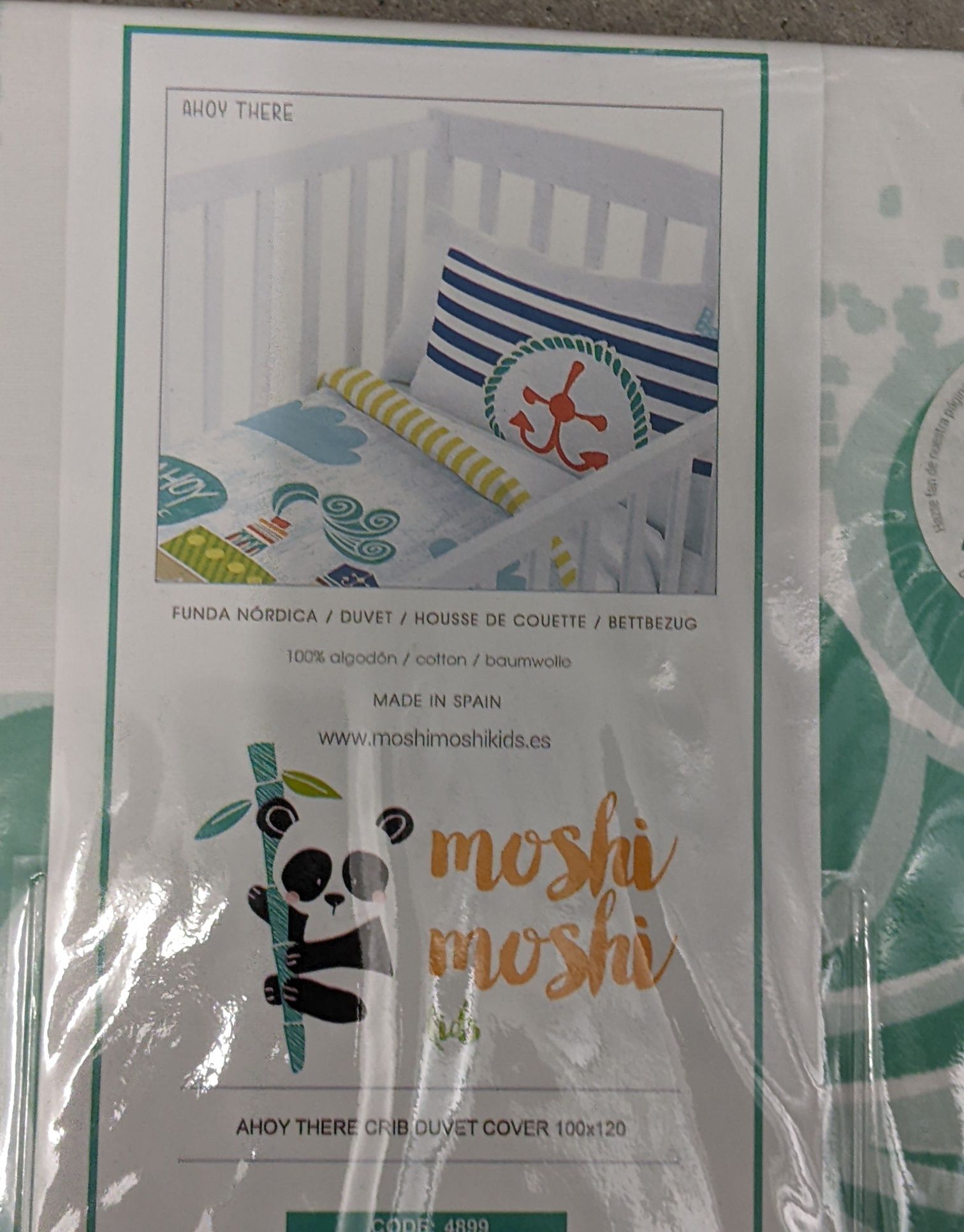 NOWA pościel Moshi Moshi Ahoj There 100x120