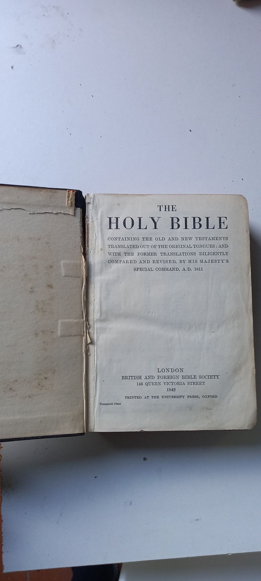 Holy bible 1942 versao inglesa