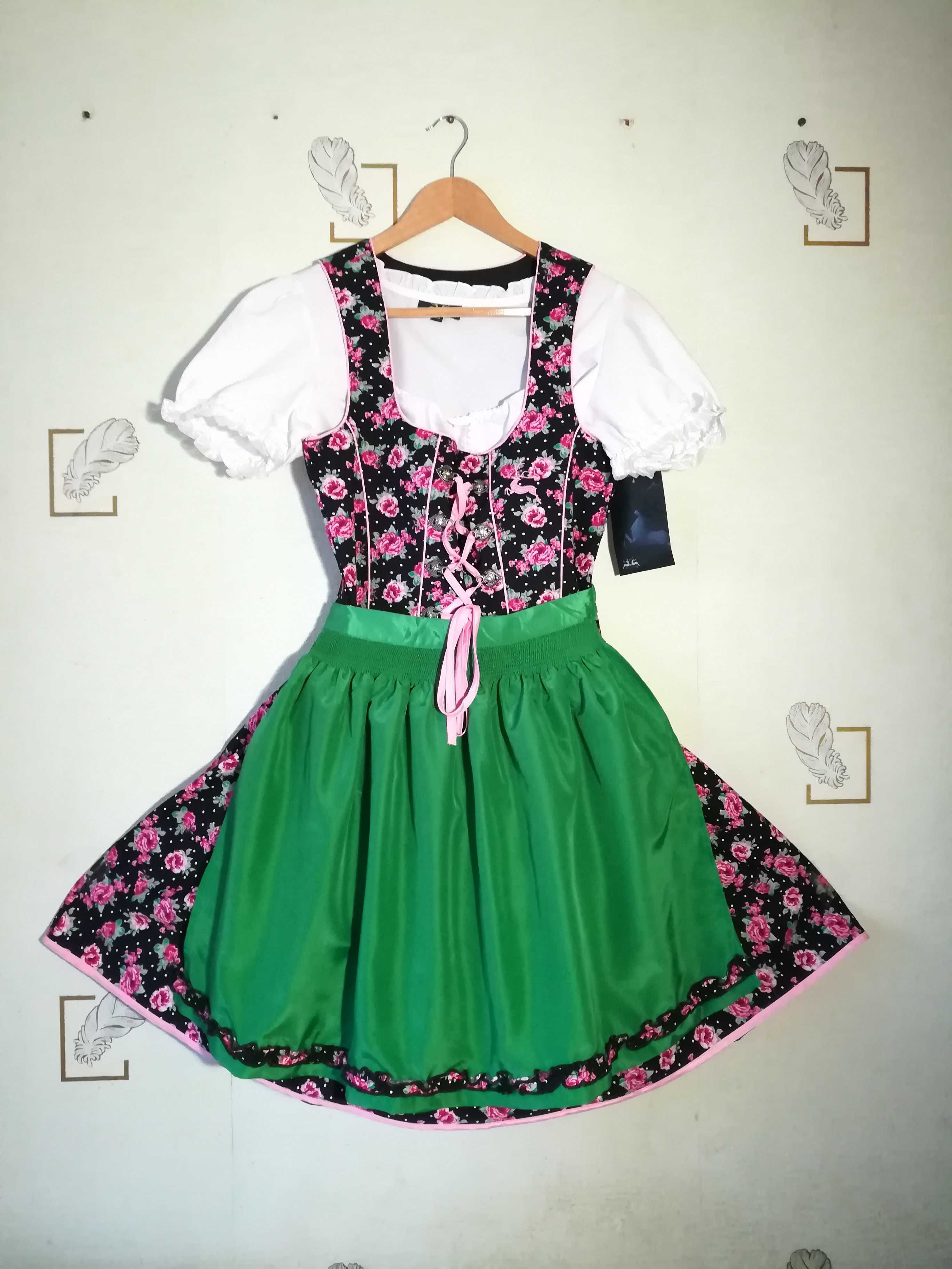 Срочно продам Платье черное с розами "Wiesnkönig Dresses"  Новое