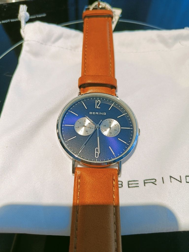 Zegarek męski Bering 14240 jak nowy!