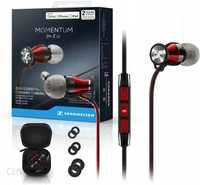 Sluchawki SENNHEISER MOMENTUM In-Ear czarny/czerw