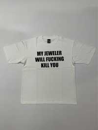 футболка Number Nine My Jeweler Will Fucking Kill You Tee